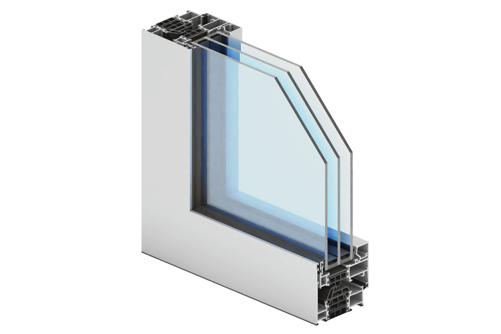 Plastixal Aluminum Windows with hidden sash - Superial SU